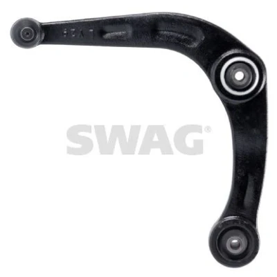 Abbildung von SWAG 62 92 9422 Querlenker mit Lager Vorderachse links, unten Stahlguss PEUGEOT: 206 Schrägheck, SW, 206+ Schrägheck