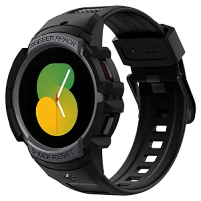 Abbildung von Rugged Armor Pro Case für die Samsung Galaxy Watch 4 / 5 44 mm Charcoal Gray
