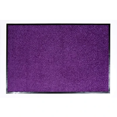 Abbildung von ASTRA Hochwertige Schmutzfangmatte Fussmatte innen bei 30 C waschbare Fußmatte Rutschfester Läufer Schuhablage Flur Küche Burgund 40x60 cm