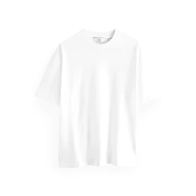 Abbildung von Next Heavyweight Tshirt basic, Herren, Größe: XS, White