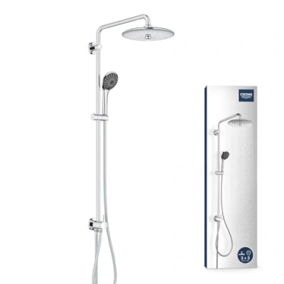 Abbildung von Grohe Vitalio termostatbatteri 450mm arm m/hoved/håndbr forkr