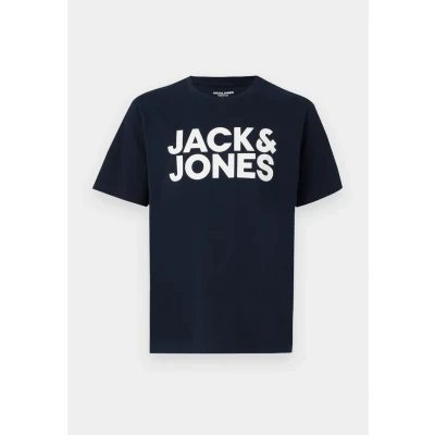 Abbildung von Jack &amp; Jones Jjecorp LOGO SS O NECK NOOS Tshirt print, Herren, Größe: XXL, Navy blazer