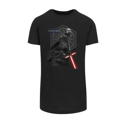 Abbildung von F4NT4STIC STAR WARS THE RISE OF Skywalker KYLO REN Vader Premium Krieg D Tshirt print, Herren, Größe: Medium, Black