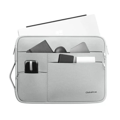 Abbildung von Omnpak Laptoptasche 12,3 Zoll für Surface Pro 11/10/9/8/7+ /X, iPad 12,9 Zoll,Samsung tab S8+ Laptop Tragetasche, 12,4 Go, Wasserabweisende mit Tasche, seitlicher Trageriemen