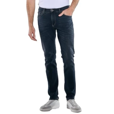 Abbildung von engbers Herren Super Stretch Jeans My Favorite, 38807, Saphirblau in Größe 46/32