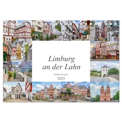 Abbildung von Limburg an der Lahn Impressionen (Tischkalender 2025 DIN A5 quer), CALVENDO Monatskalender