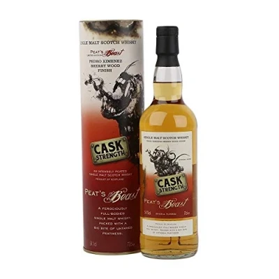 Abbildung von Peat&#039;s Beast Batch Strength Pedro Ximenez Sherry Wood Finish mit Geschenkverpackung (1 x 0.7 l)