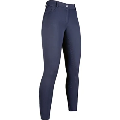 Abbildung von HKM Reithose Sunshine Silikon Kniebesatz Dunkelblau 46