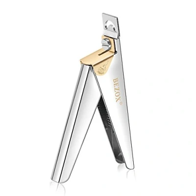 Abbildung von BEZOX Nagelknipser Maniküre Tip Cutter Voller Edelstahl, Hochwertiges Tips für Kunstnägel Gelnägel Fingernägel Falsche Nägel