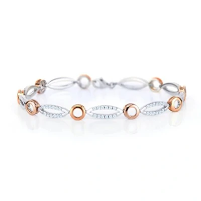 Abbildung von Orphelia Damen Gliederarmband 925 Sterling Silber zirkonia ZA 7362