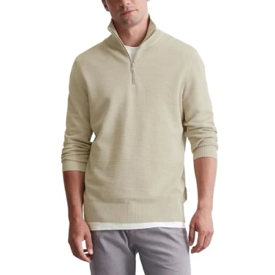 Abbildung von Marc O&#039;Polo Troyer Ottoman Struktur Strickpullover, Herren, Größe: Medium, Dapple gray
