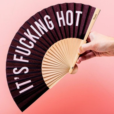 Abbildung von Holzfächer It’s Fucking Hot