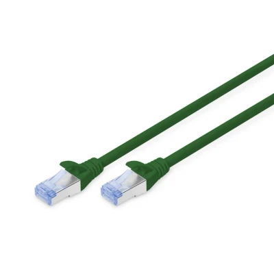 Abbildung von DIGITUS Patch Kabel RJ 45 (M) zu 2m CCA SF/UTP Cat 5e grün (DK 1532 020/G)