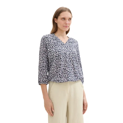 Abbildung von TOM TAILOR Langarmbluse, mit Livaeco by Birla Cellulose(TM)