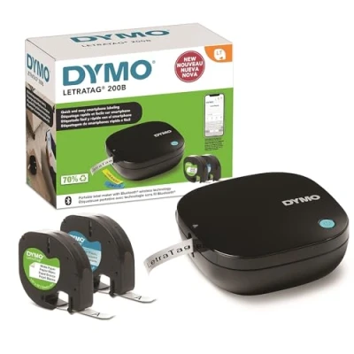 Abbildung von DYMO Beschriftungsgerät Tisch LetraTag LT 200B, Vorteilspack