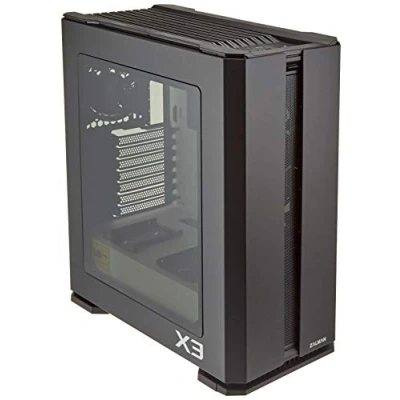 Abbildung von Zalman X3 PC Gehäuse Midi Tower ATX, Tempered Glass Case ARGB Beleuchtung (Black)