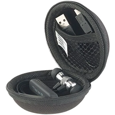 Abbildung von auvisio Kopfhörer Case: Hardcase Schutztasche für In Ear Ohrhörer, 70 x 48 mm (innen) (Kopfhörer Aufbewahrungsbox, Tasche, Bluetooth)