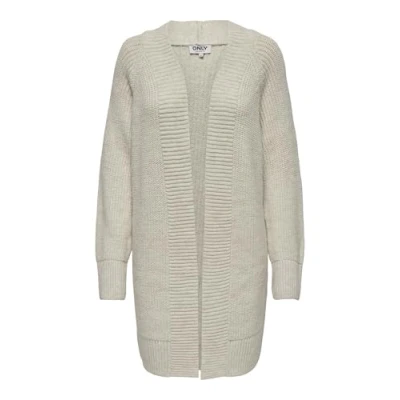 Abbildung von ONLY Onlleise Freya OPEN Cardigan Strickjacke, Damen, Größe: Medium, Whitecap gray