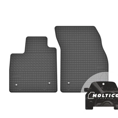 Abbildung von moto MOLTICO Vorne Gummi Automatten Gummimatten Passgenau Allwetter Fussmatten Auto passend für Ford Focus MK4 (2018 )