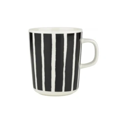 Abbildung von Marimekko Oiva/Piccolo Mug 2,5 dl White, Black