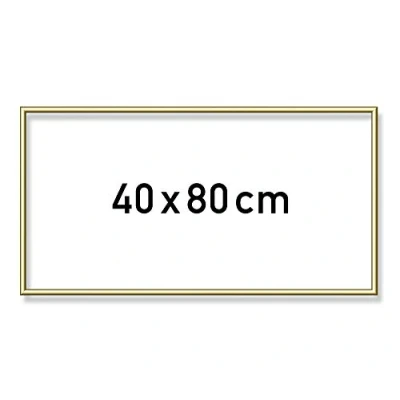 Abbildung von Schipper Bilderrahmen Malen nach Zahlen, 40x80 cm, goldfarben, Made in Germany