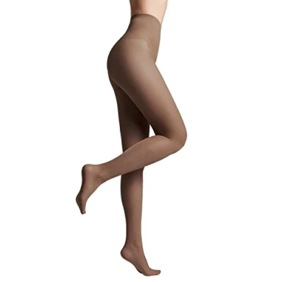 Abbildung von Conte elegant seidige Damenstrumpfhose mit verstärktem Höschen BIKINI 40 DEN Feinstrumpfhose Damen Strumpfhose extrem elastisch Farbe Shade Größe 4