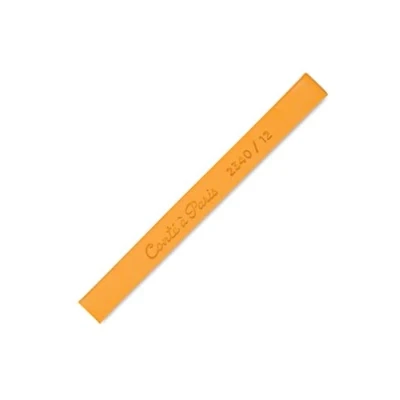 Abbildung von Conté a Paris 500273 Pastellkreide mit hoher Lichtechtheit aus hochwertigen Pigmente für Skizzen und Portraits, Länge 65mm, Querschnitt 6 x 6mm Orange