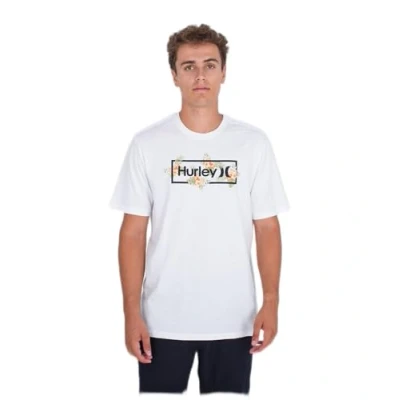 Abbildung von Hurley EVD Congo Outline Tshirt print, Herren, Größe: Small, White