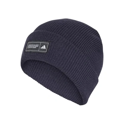Abbildung von adidas Unisex Essentials Cuffed Beanie, Shadow Navy/Black/White, XS