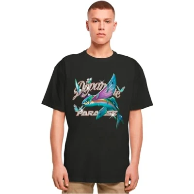 Abbildung von Mister Tee Unisex MT2736 Dopamine Paradise Oversize T Shirt, Black, XL