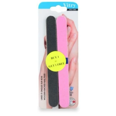 Abbildung von Vitry Nagelpfeile Nail Care Wood Backed Files 5 stück