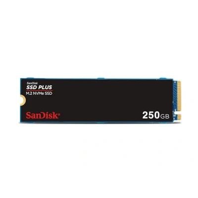 Abbildung von SanDisk SSD PLUS M.2 NVMe 250 GB (M.2 2280, PCIe Gen 3.0, einfache Installation, Western Digital Dashboard, 3 Jahre Garantie)