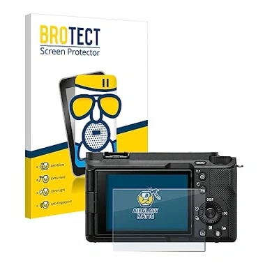 Abbildung von BROTECT Entspiegelungs Schutzglas für Sony Alpha ZV E1 Schutz Folie Panzerfolie Glas Matt [Extrem Kratzfest 9H, Anti Reflex, Fingerprint]