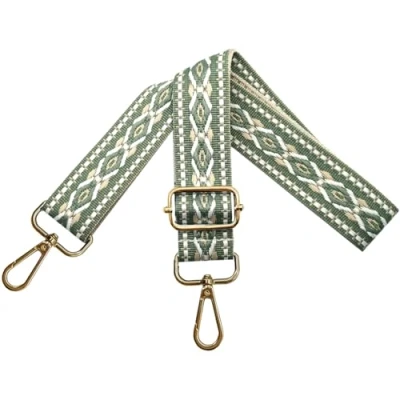 Abbildung von Verstellbarer Schultergurt für Taschen Damen Tragegurt, Taschengurte zum Wechseln, Taschengurt Breit 3.8cm mit Gold Karabiner, Schulterriemen Schultertasche Handtaschen, Hellgrün, N39