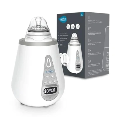 Abbildung von Nuvita 1170 Tragbarer Baby Flaschenwärmer &amp; Sterilisator für Flaschen, Nahrung und Muttermilch Babykostwärmer Fläschchen Gläschen