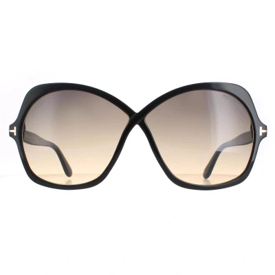 Abbildung von Tom Ford Rosemin FT1013/S 01B Sonnenbrille 64/7/135