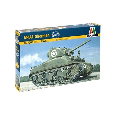 Abbildung von Italeri 7003, 1:72, Bausatz, Sherman M4A1, Beliebiges Geschlecht, Plastik, Zweiter Weltkrieg