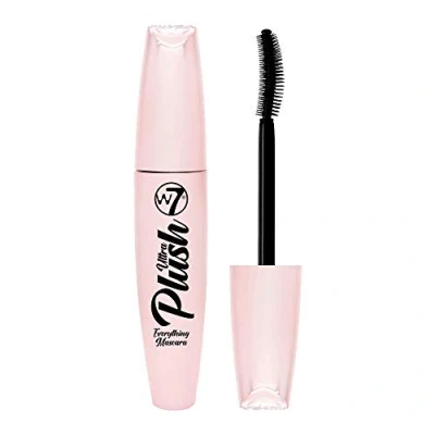 Abbildung von W7 Ultra Plush Mascara Langanhaltende, Schmierfeste Und Wasserfeste Formel Schwarze Mit Geschwungener für Länge Defintion Tierveruschsfreies, Veganes Augen Makeuep