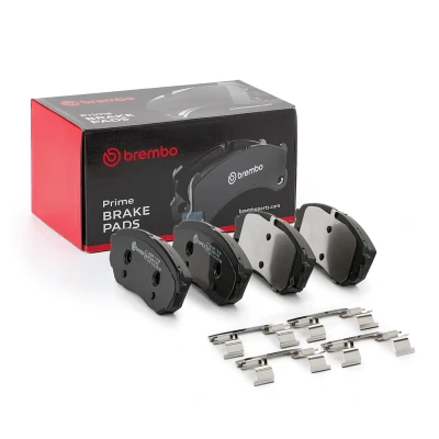 Abbildung von BREMBO P 30 086 Bremsbelagsatz mit akustischer Verschleißwarnung Zubehör KIA: SORENTO 3, HYUNDAI: Santa Fé IV, IV Box Body / SUV