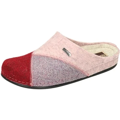 Abbildung von Manitu Hausschuh, Damen, Größe: 41, Bordeaux Schuhe
