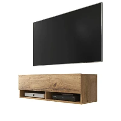 Abbildung von Selsey Wander TV Lowboard/TV Schrank Wotan Eiche Holzoptik hängend 100cm