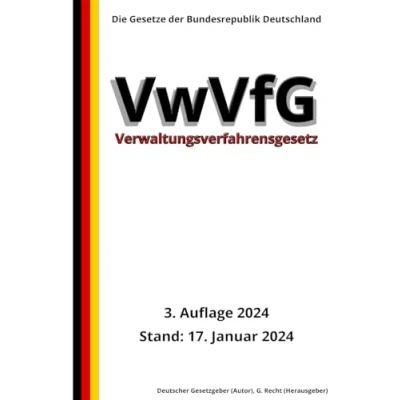 Abbildung von Verwaltungsverfahrensgesetz VwVfG, 3. Auflage 2024: Die Gesetze der Bundesrepublik Deutschland