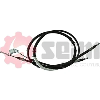 Abbildung von SEIM 554366 Handbremsseil mitte 2x1254/1060 Trommelbremse OPEL: Astra G CC, Caravan, Cabrio