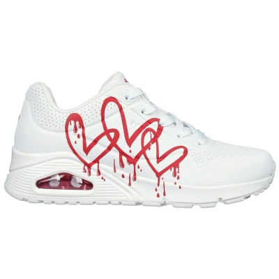 Abbildung von Skechers Sport UNO X Goldcrown Sneaker low, Damen, Größe: 35, White/red Schuhe