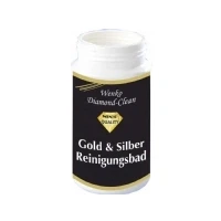 Abbildung von WENKO 3085610500 Diamond Clean Gold &amp; Silber Reinigungsbad inklusive Tauchsieb, Schmuckreiniger, Chemie, 7 x 14 cm, Mehrfarbig