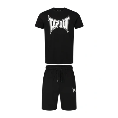 Abbildung von Tapout Herren T Shirt &amp; Shorts Set normale Passform FALLON, Black, S