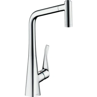 Abbildung von hansgrohe Küchenarmatur &quot;Metris M71&quot;, 320 Ausziehbrause 2 Strahlarten