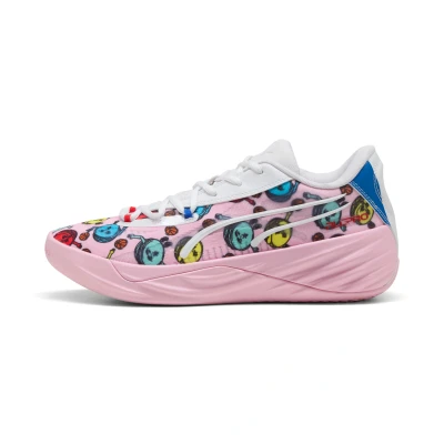 Abbildung von Puma All Pro NITRO™ Paris Basketballschuhe Unisex Mit Colorful Pale Pink/White Größe: 49.5