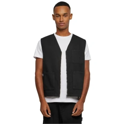 Abbildung von Urban Classics Herren Weste Organic Cotton Vest, für Männer aus Bio Baumwolle, Regular Fit, erhältlich in verschiedenen Farben, Größen S 5XL