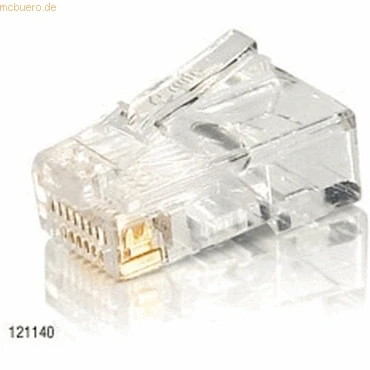 Abbildung von Digital data communication equip Stecker RJ45 Cat.5e für Rundkabel ung